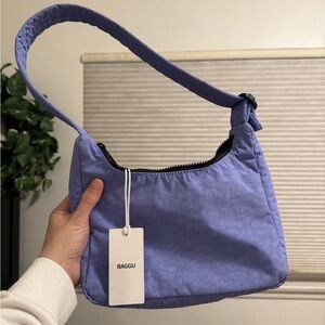 BAGGU mini nylon shoulder bag with tag